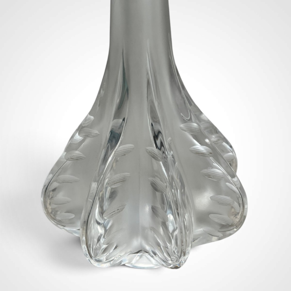 Lalique "marie-claude" Single-flower Vase, 20th Century -photo-1