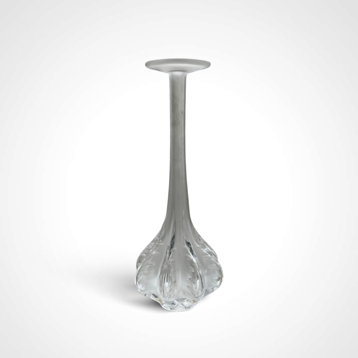 Lalique "marie-claude" Single-flower Vase, 20th Century 