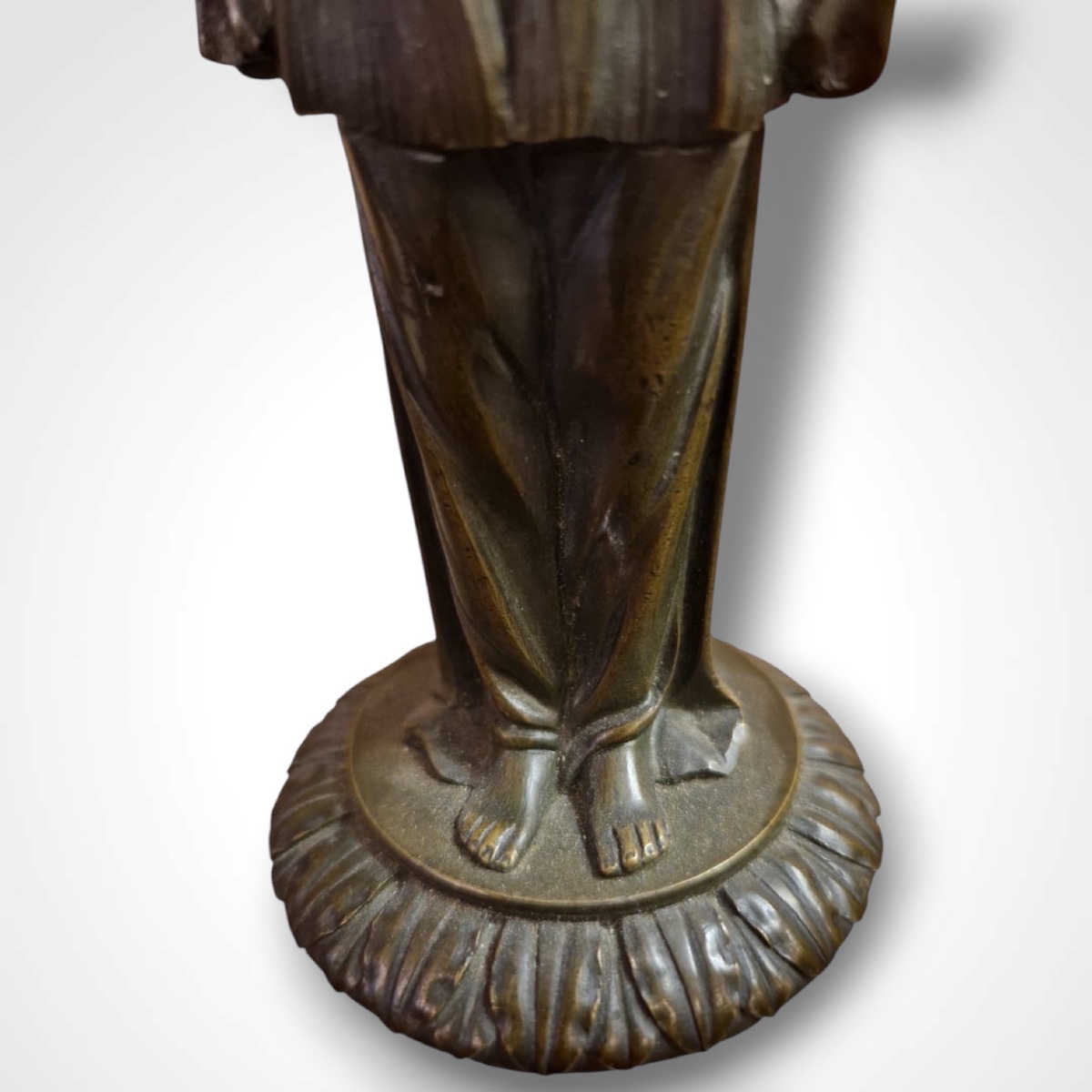Pair Of Candlesticks "caryatides", 19th Century-photo-1