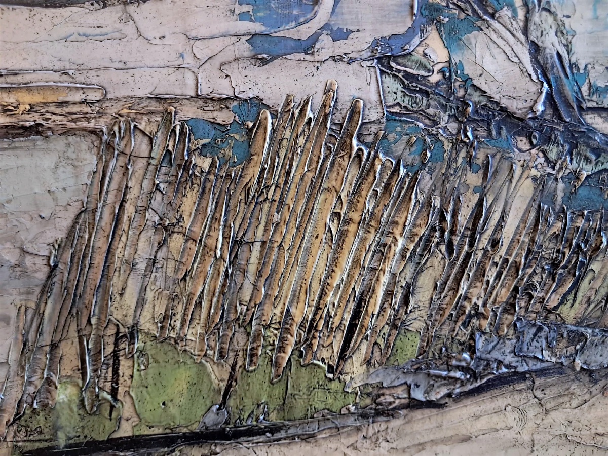 D’Orcino, paysage camarguais, huile sur toile, XXe-photo-4