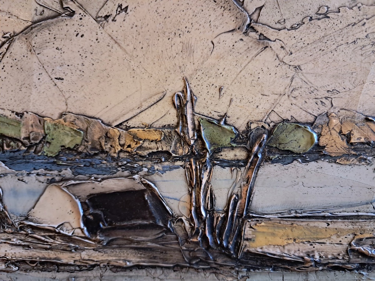 D’Orcino, paysage camarguais, huile sur toile, XXe-photo-2