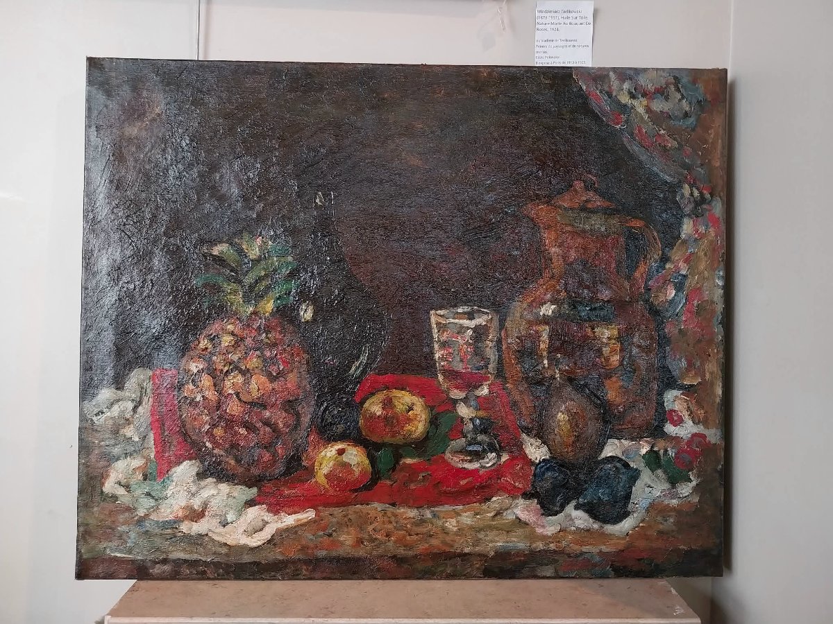 Oil On Canvas, Still Life, 20th Century-photo-2