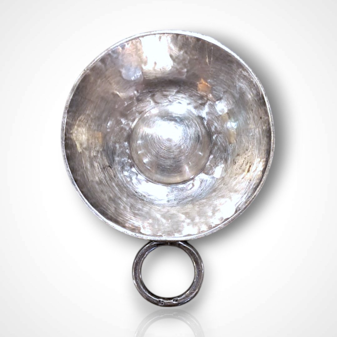 Jean Desprès, Tastevin, Silver-plated Metal, 20th Century-photo-3