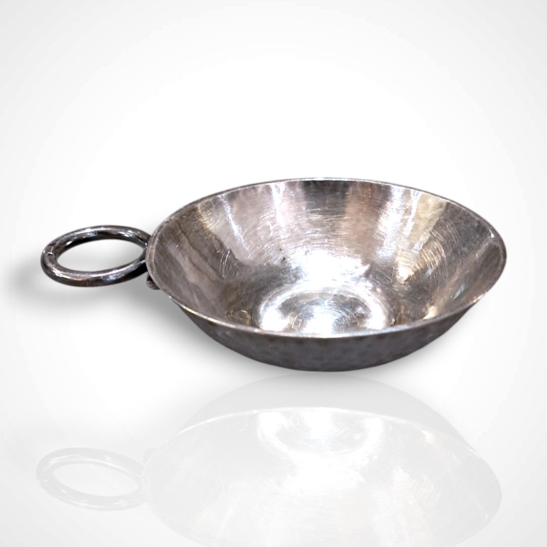 Jean Desprès, Tastevin, Silver-plated Metal, 20th Century-photo-4