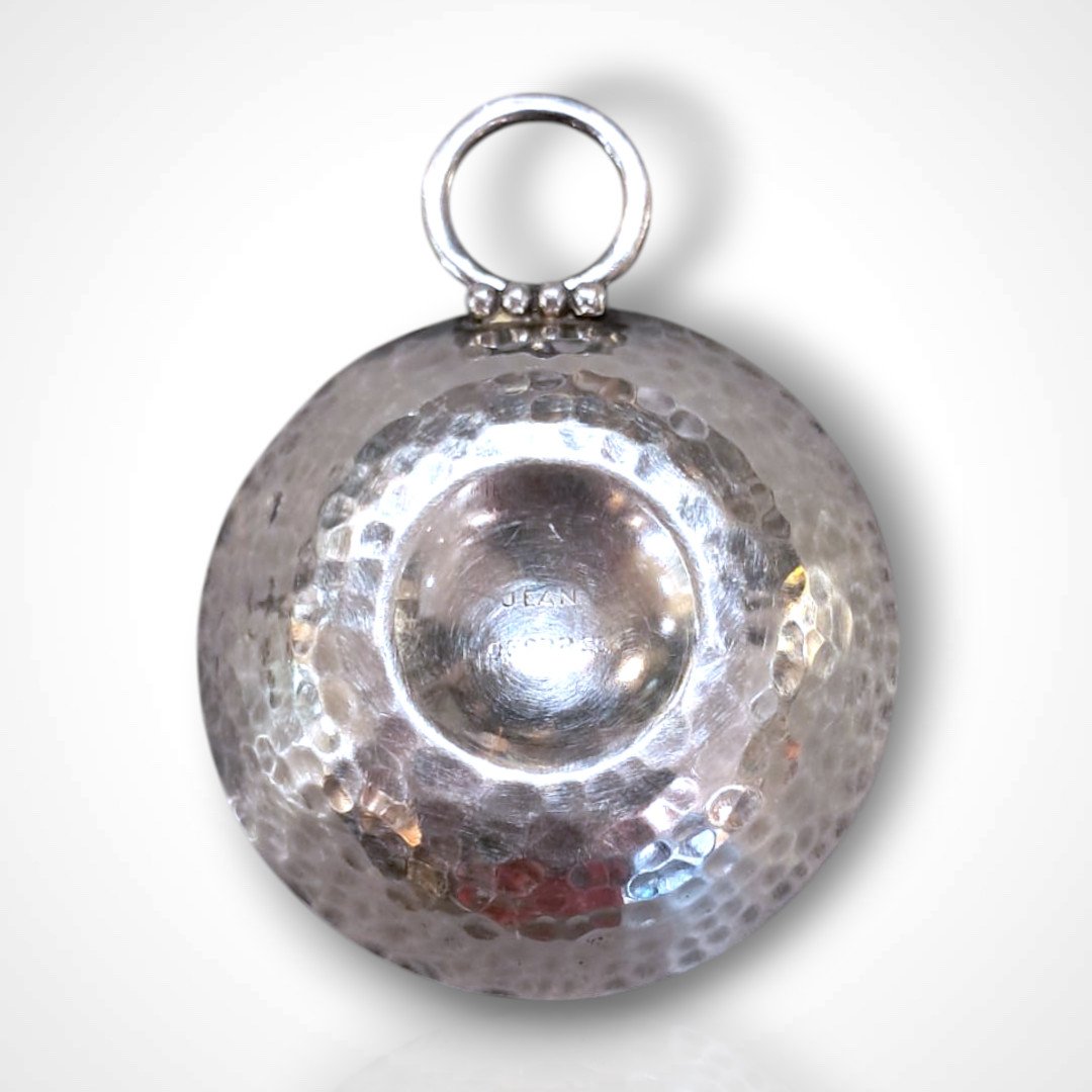 Jean Desprès, Tastevin, Silver-plated Metal, 20th Century-photo-2
