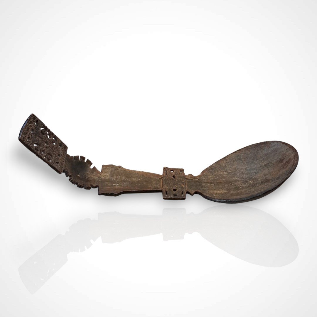 Ritual Horn Spoon, Indonesia, 20th Century-photo-4
