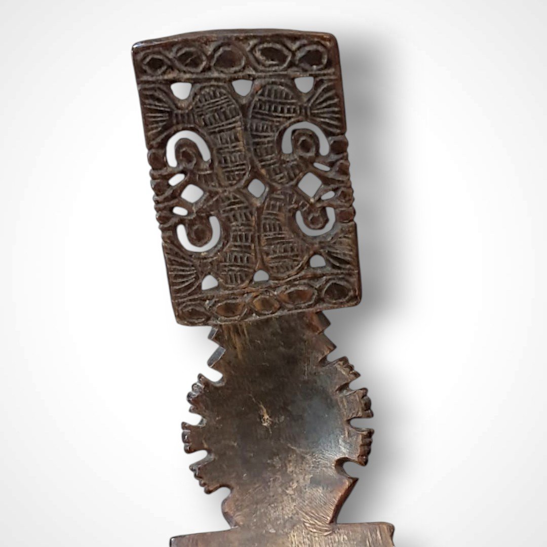 Ritual Horn Spoon, Indonesia, 20th Century-photo-3
