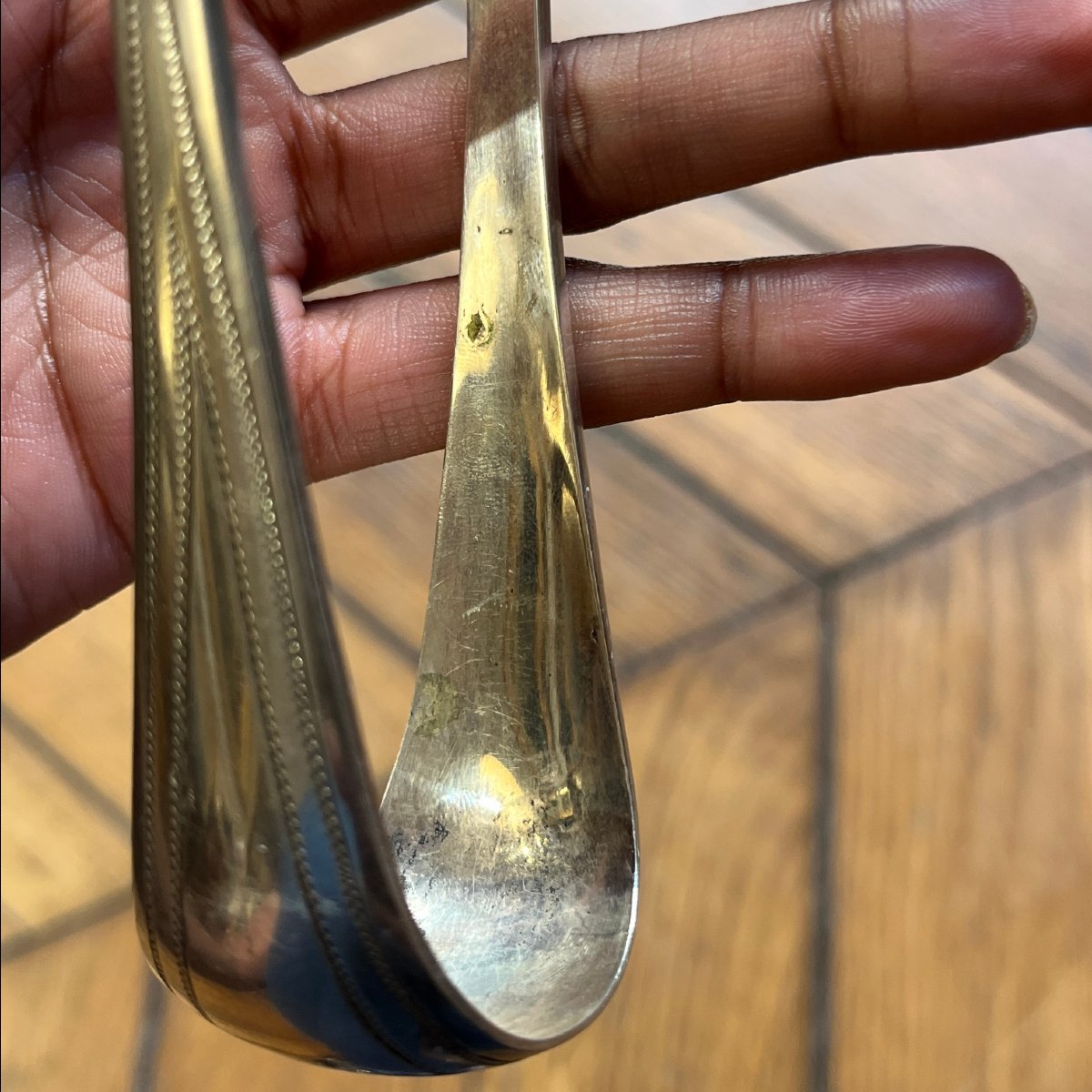 Solid Silver Asparagus Tongs, 19th Century -photo-6