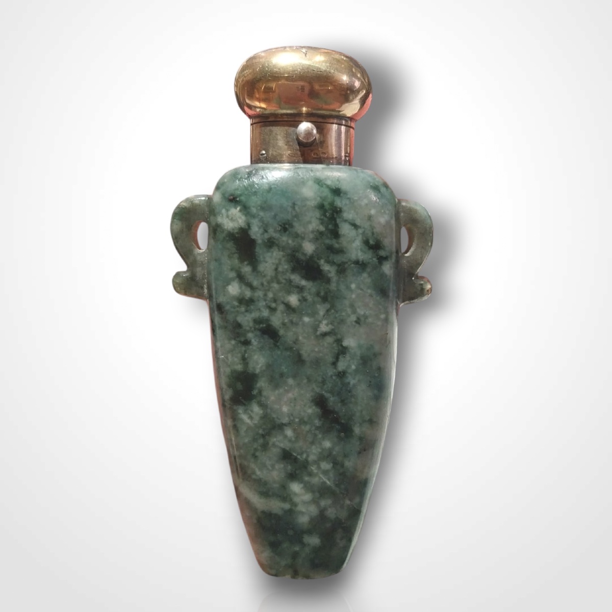 Flacon à parfum en agate mousse, XXe