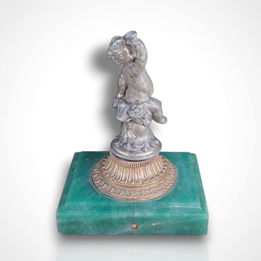 Bronze Figurine Depicting Bacchus As A Child, 19th Century-photo-4