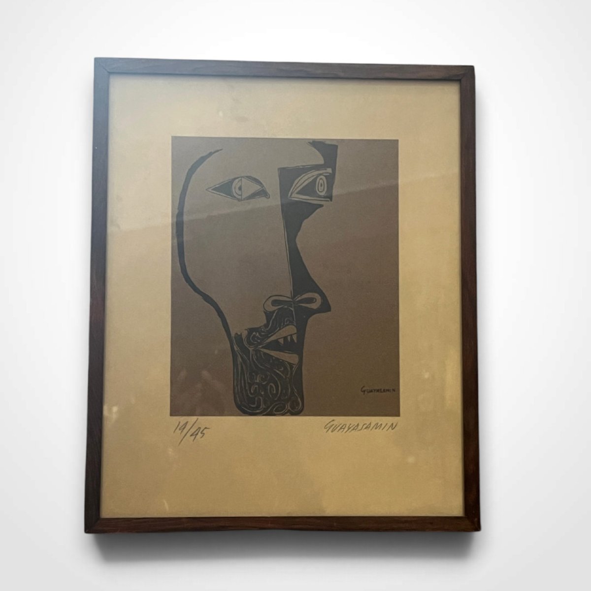 Oswaldo Guayasamin, Lithographie, Sans Titre, milieu XXe 