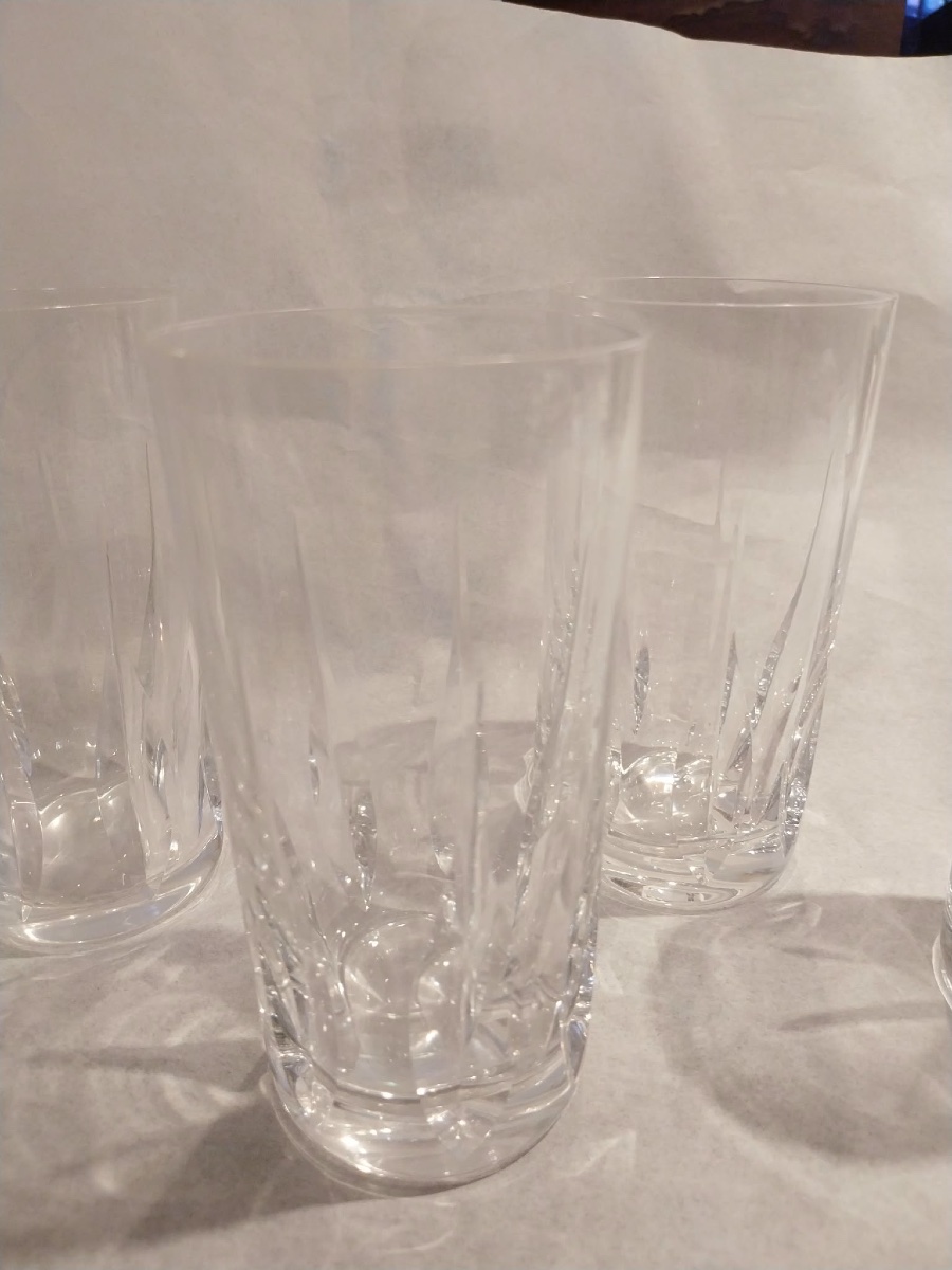 Saint Louis, ensemble de verres à orangeade, modèle Deauville, XXe-photo-2