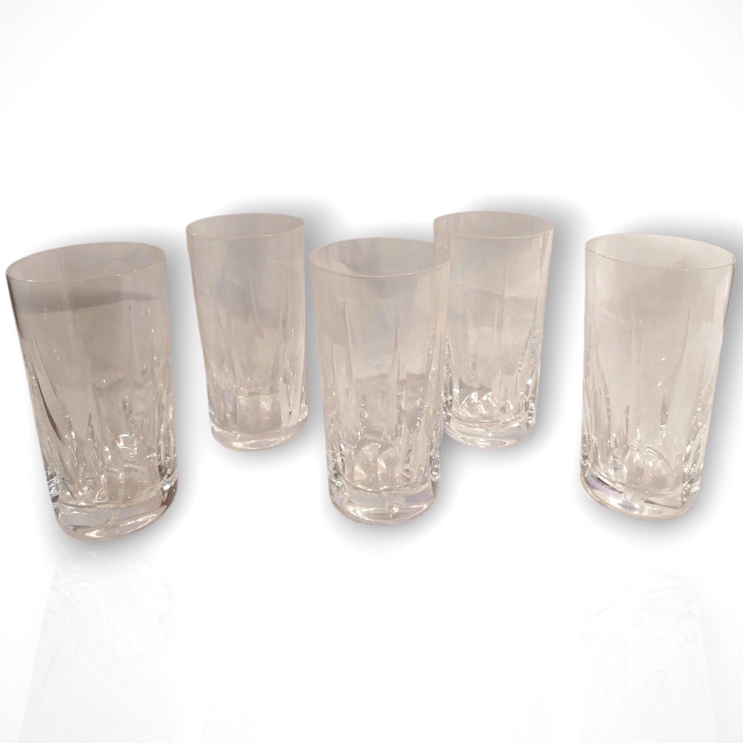 Saint Louis, ensemble de verres à orangeade, modèle Deauville, XXe