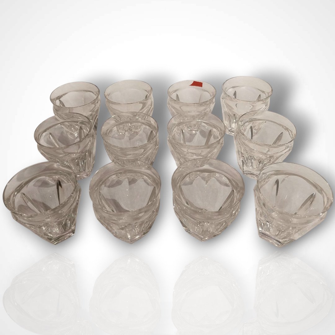 Baccarat, Set Of Glasses, Harcourt Talleyrand Model, 20th Century-photo-4