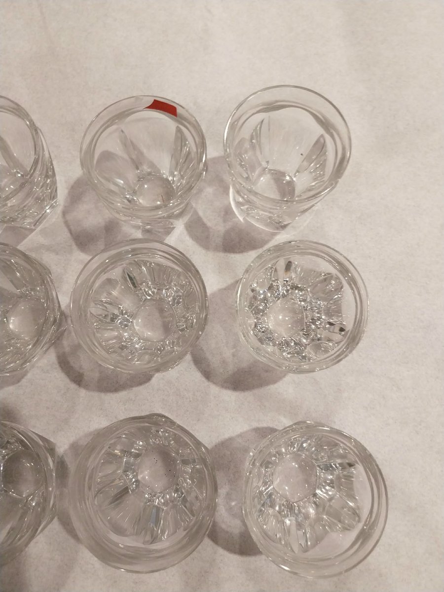 Baccarat, Set Of Glasses, Harcourt Talleyrand Model, 20th Century-photo-6