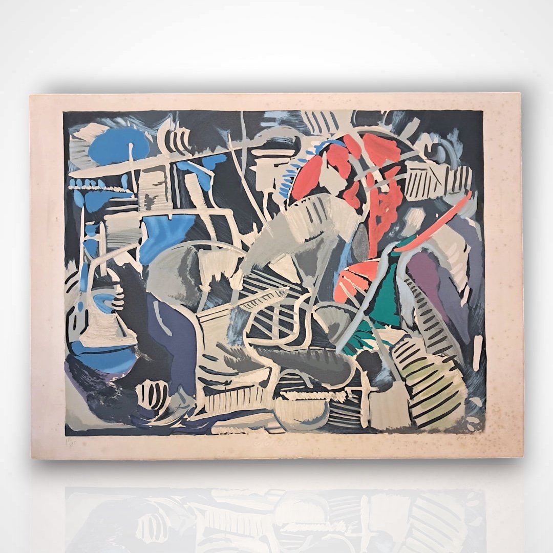 André Lanskoy, lithographie, milieu XXe