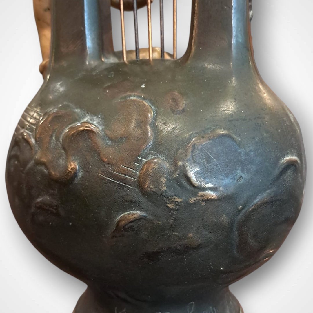 Charles Georges Ferville-Suan, vase “Au clair de la lune”, fin XIXe-début XXe-photo-8