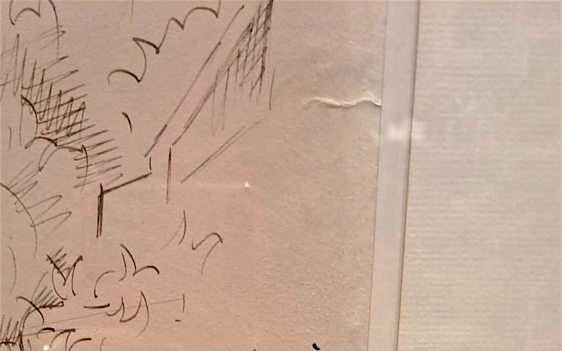 André Lhote, paysage cubiste, dessin à l’encre, XXe-photo-3
