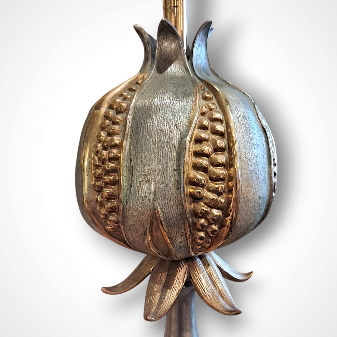 Maison Charles, lampe modèle “Grenade éclatée”, XXe-photo-2
