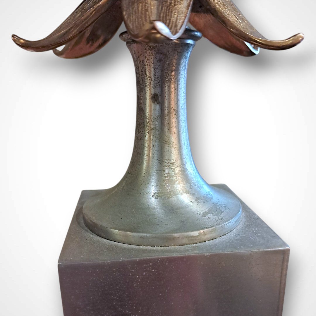 Maison Charles, lampe modèle “Grenade éclatée”, XXe-photo-4