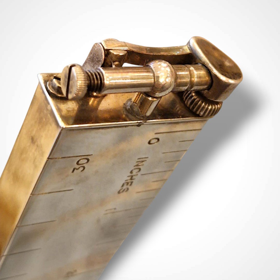 Dunhill, briquet de table "Foot rule", XXe -photo-6