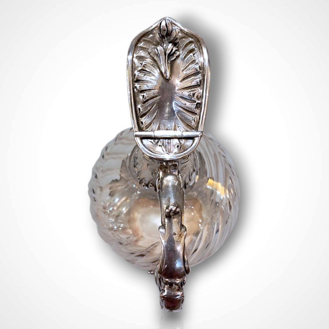 Crystal And Silver Ewer, Late 19th–early 20th Century-photo-4