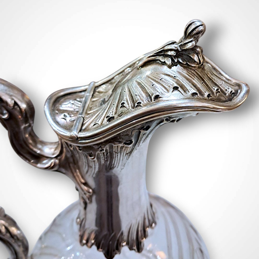 Crystal And Silver Ewer, Late 19th–early 20th Century-photo-1
