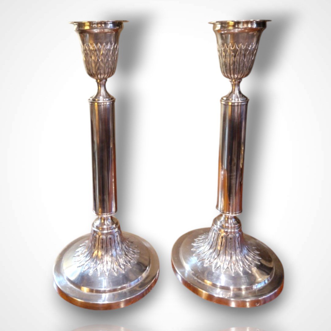 Pair Of First Empire-era Candlesticks