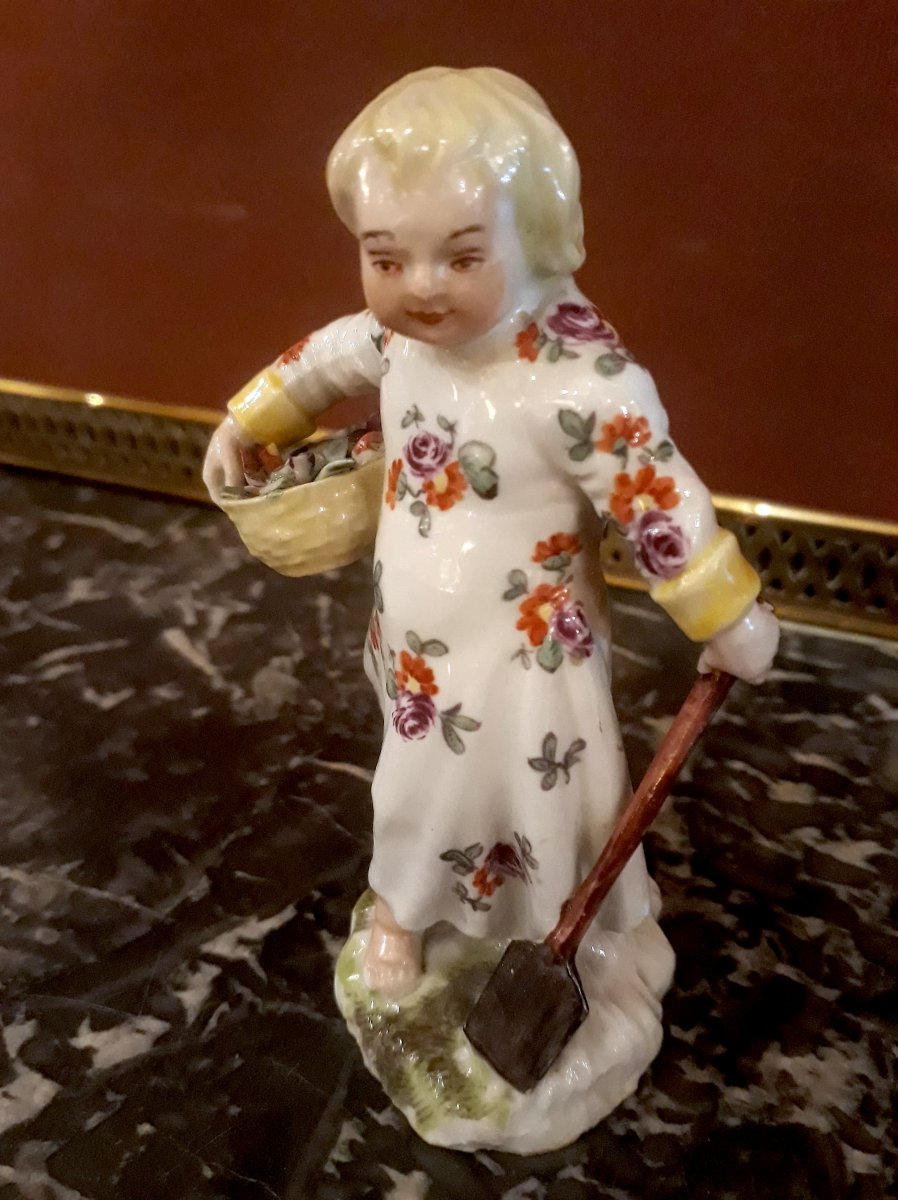 Paire De Figurines Porcelaine début 19ème siècle-photo-2