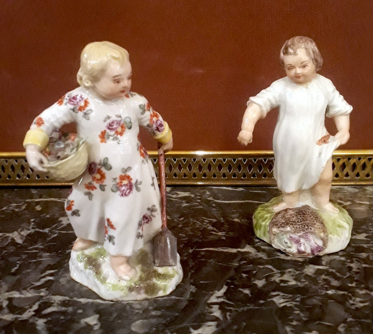 Paire De Figurines Porcelaine début 19ème siècle