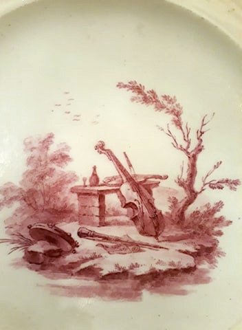Vincennes Porcelain Plate 18th Century-photo-2