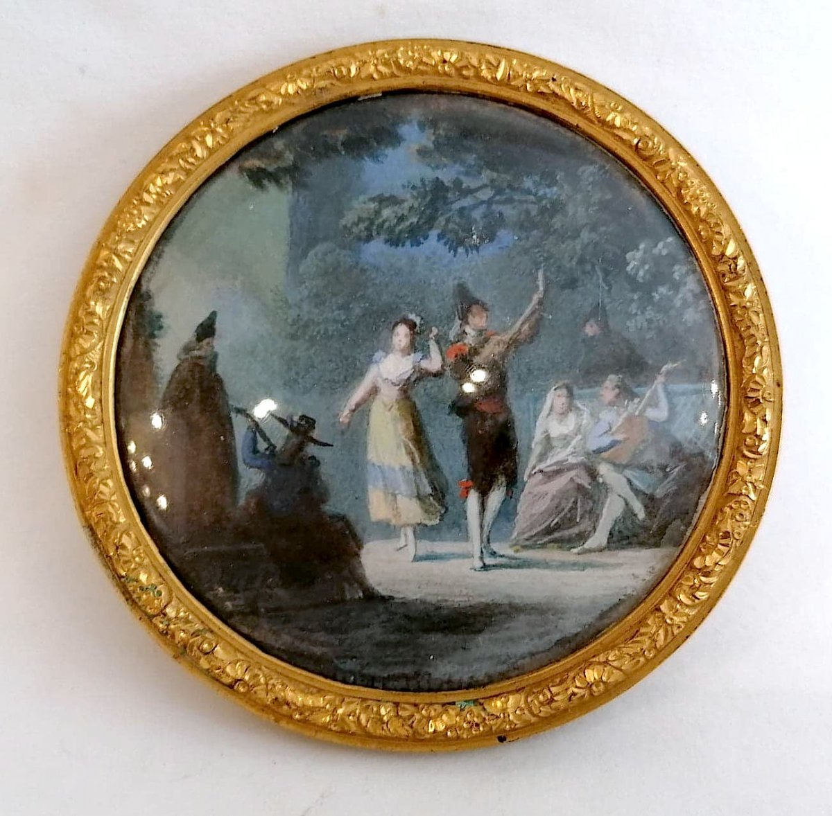 Miniature The Dance By Alexandre Jean Noël, XVIIIth Century