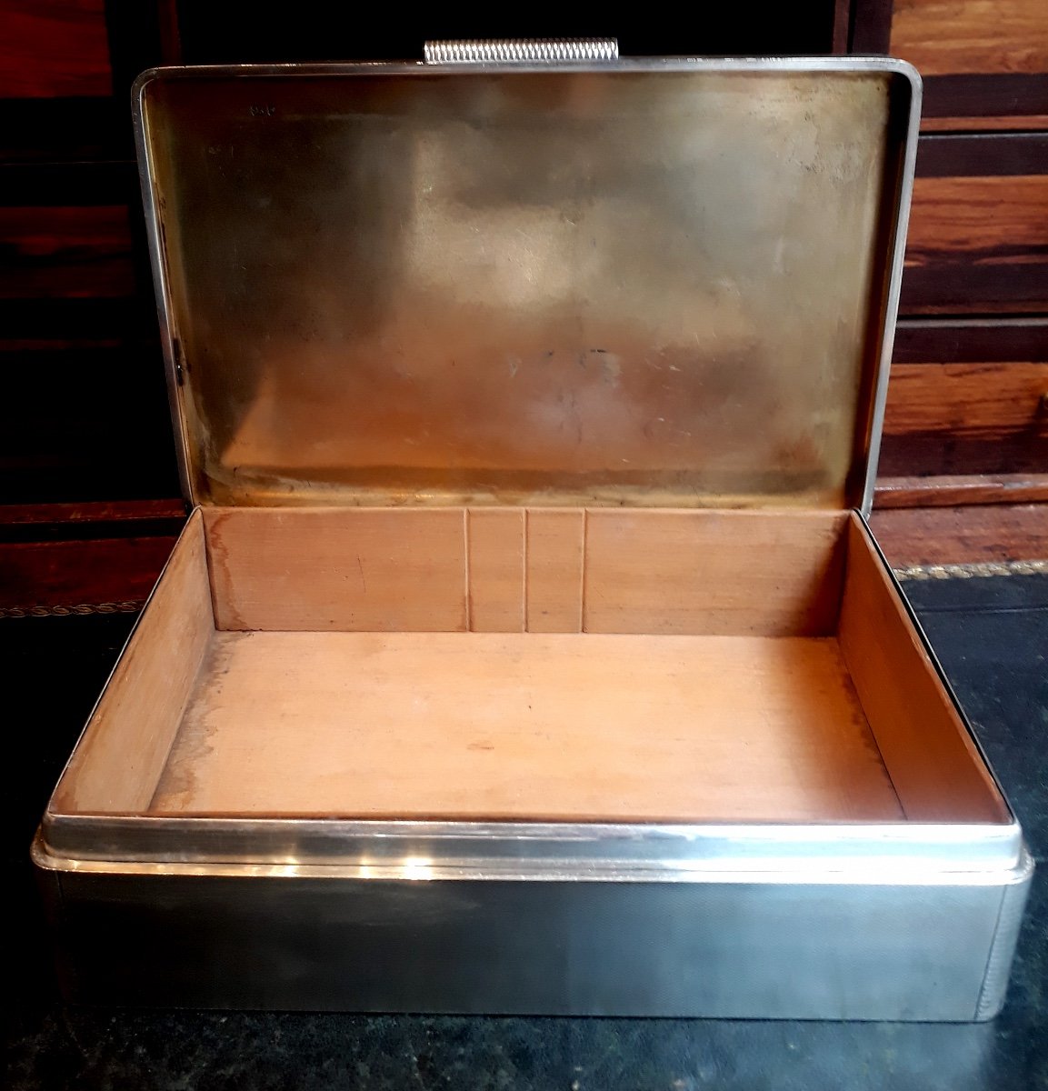 Dunhill Box In Sterling Silver 1940-photo-2