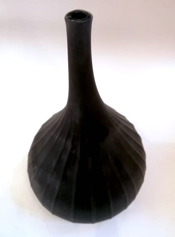 Vase Drops Par Renzo Stellon Pour Salviati Murano Grand Modèle-photo-3