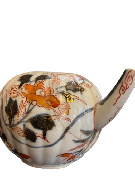 Imari Porcelain Teapot (restored)-photo-4