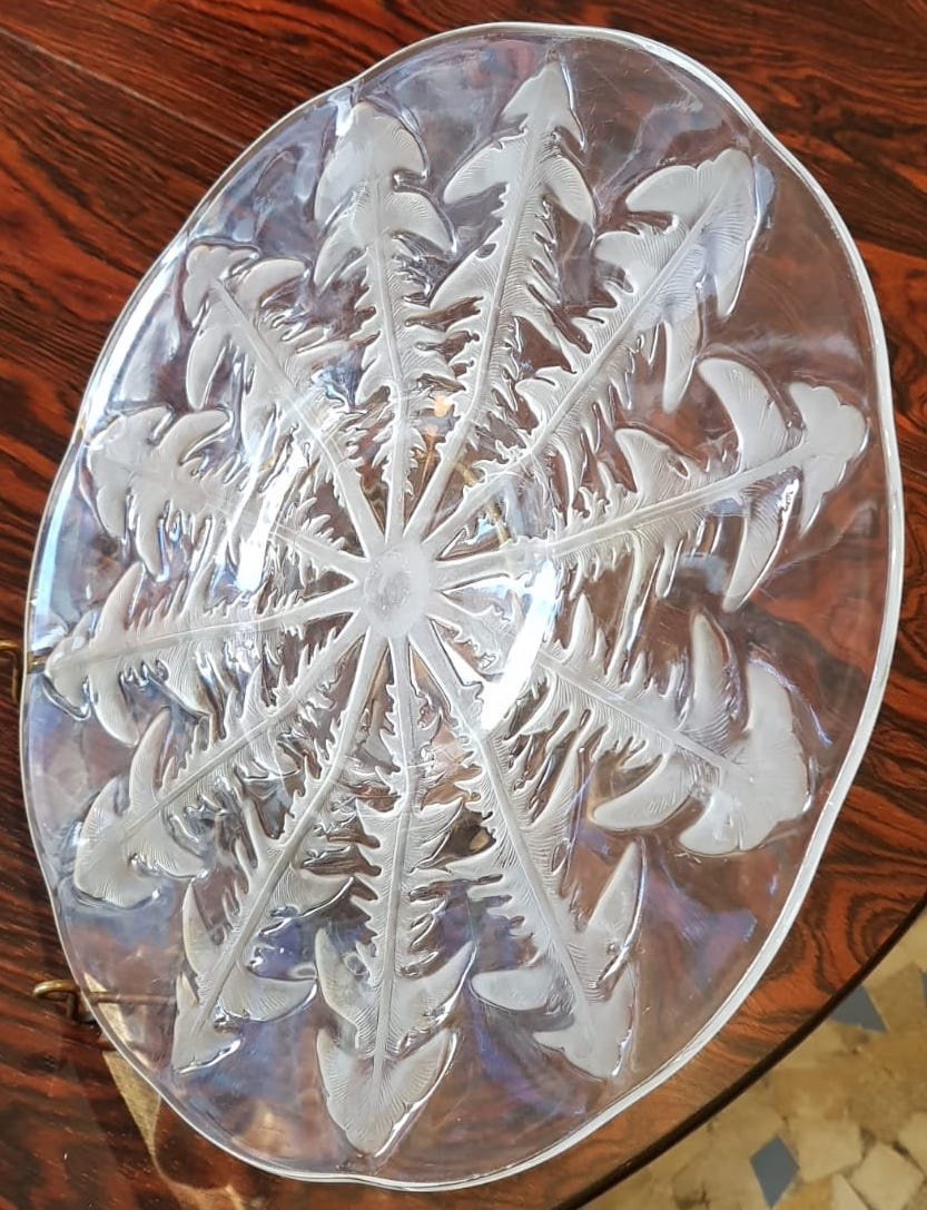 René Lalique, Plat « pissenlit », XXe-photo-4