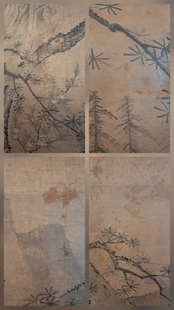 2-leaf Screen, Japan, 19th Century-photo-5