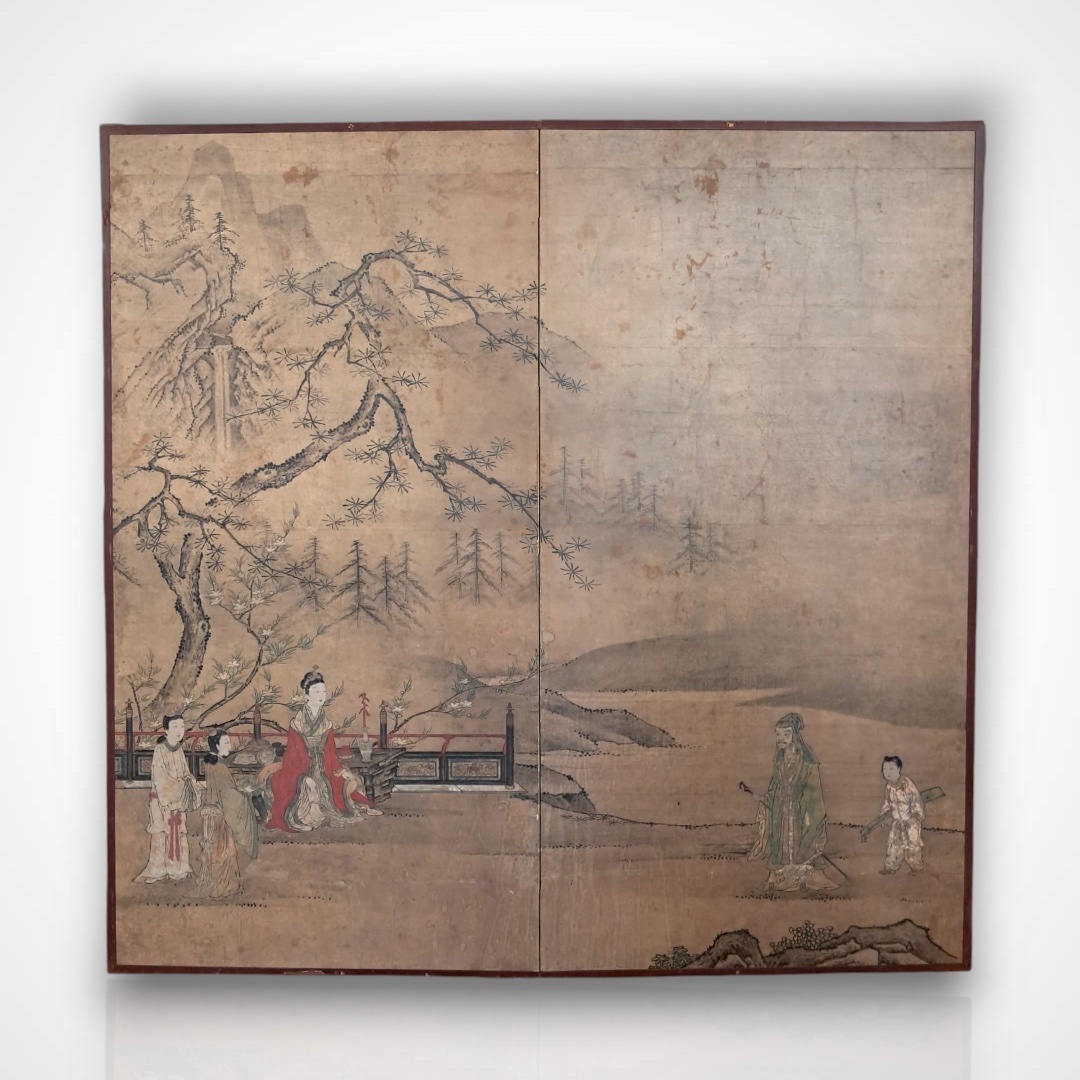 2-leaf Screen, Japan, 19th Century