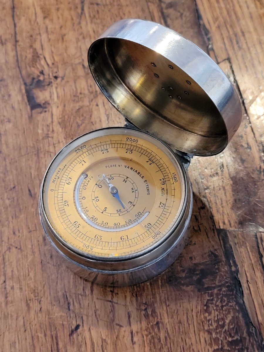 Leuchars & Son, Silver Travel Barometer