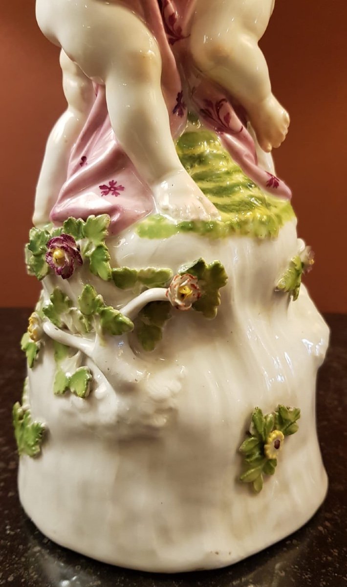 Coupe En Porcelaine  de Saxe (Meissen), XIXème-photo-3