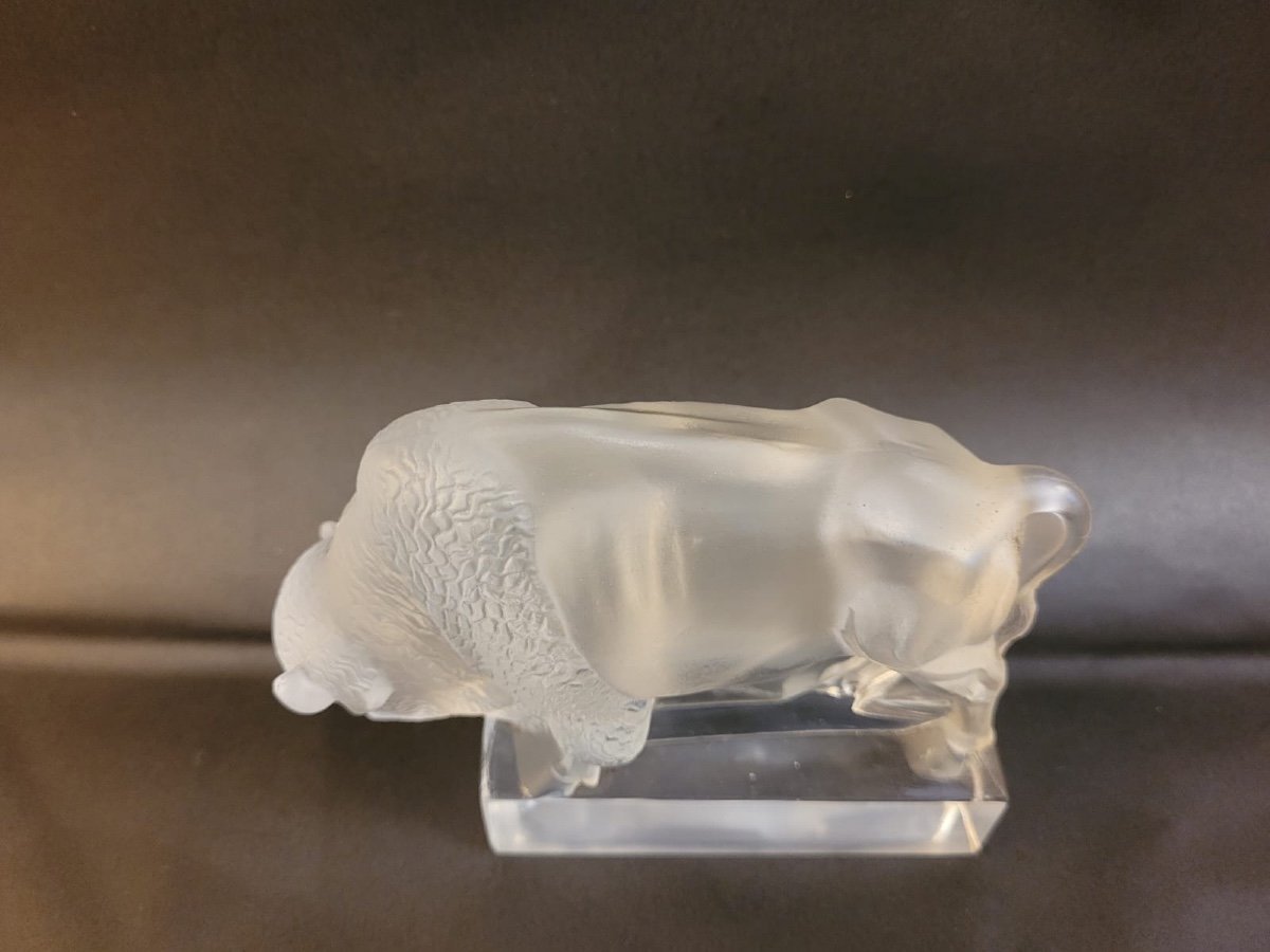  Presse Papier Bison Par René Lalique-photo-2