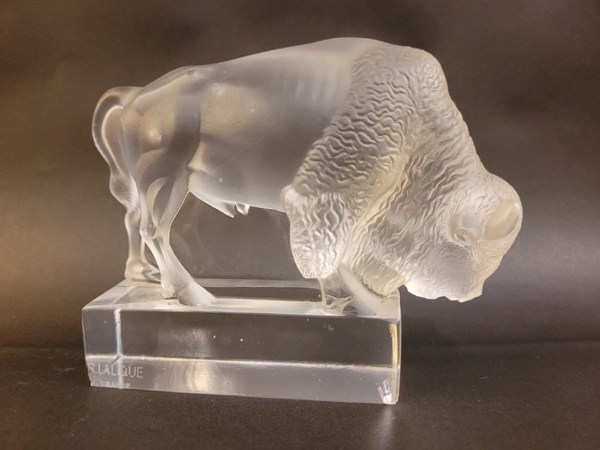  Presse Papier Bison Par René Lalique