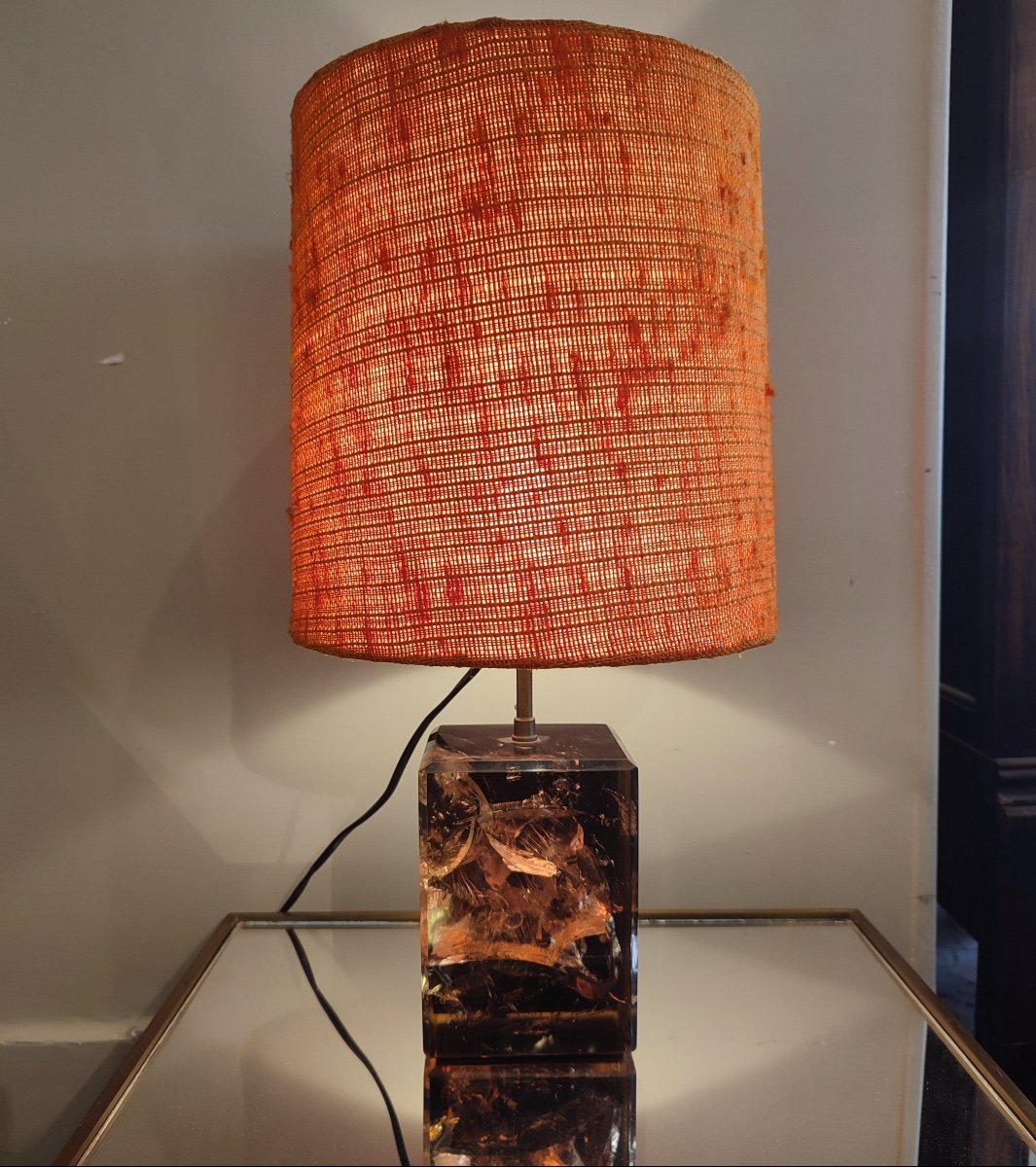 Lampe De Table En  Plexiglas Fractal, Années 1970-photo-2