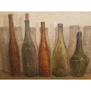 De Selva, Still Life With Bottles, Twentieth