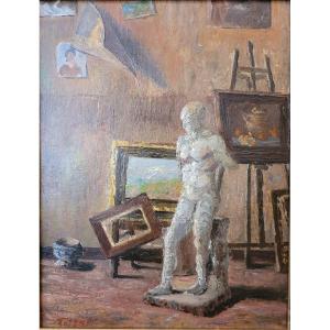 Marcel Cosson (1878-1956), The Painter's Studio
