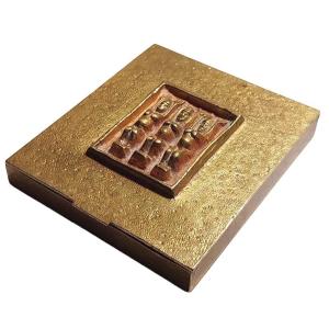 Line Vautrin (1913-1997), "the Three Graces", Rectangular Powder Compact, 20th