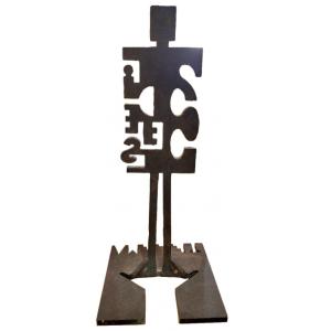 Bernard Quentin (1946-2020), Ideas, 20th Century Metal Sculpture.