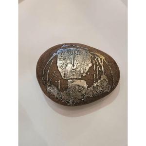 Borje Skohg, Pebble Decor In Silver.