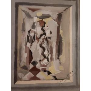 Ismael Gonzalez De La Serna (1887-1962), Composition Abstraite, XXe