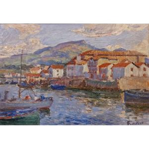 Louis Floutier (1882-1936), Port Of Saint-jean-de-luz And Laumond 